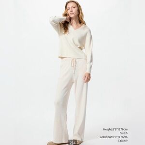 Uniqlo Tan Knit Set